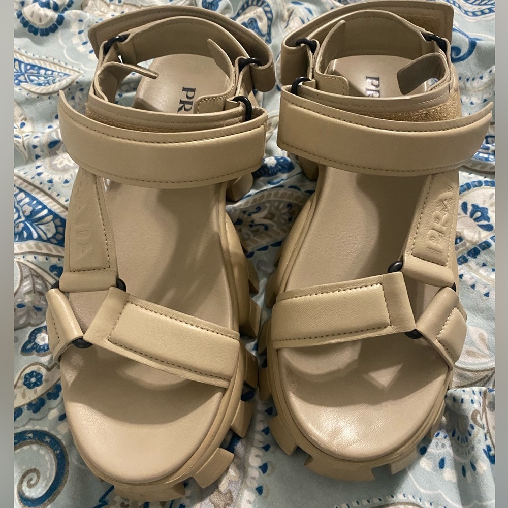 Prada Sandal like new. Cost new is now $1220